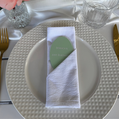 personalised acrylic place cards
