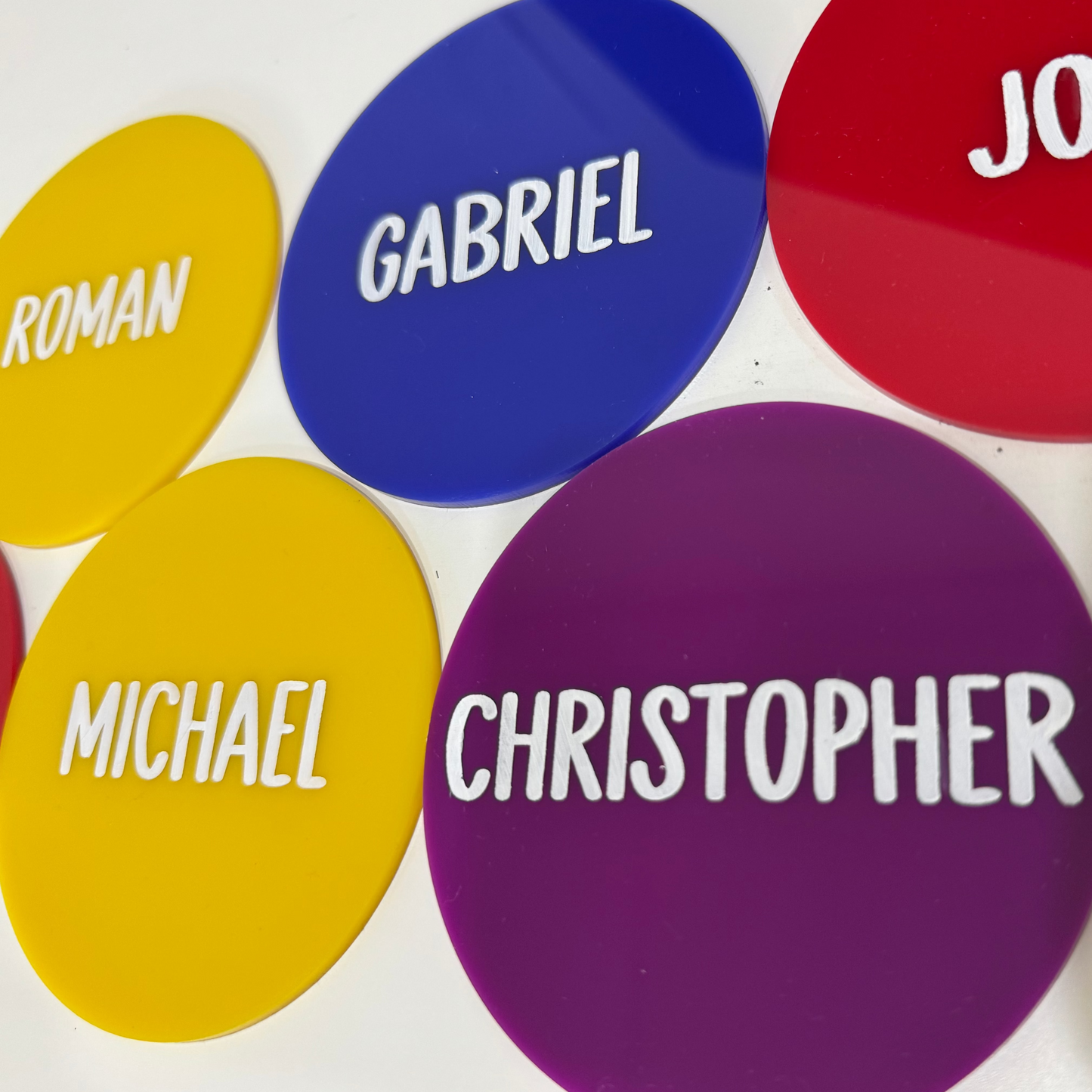 personalised acrylic place cards