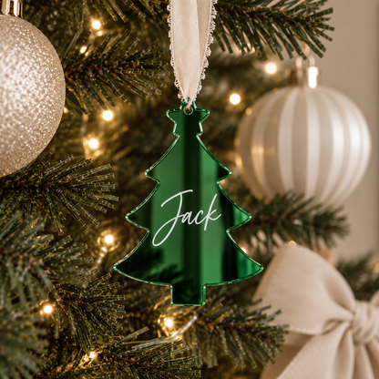 personalised christmas bauble