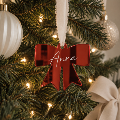 personalised christmas bauble